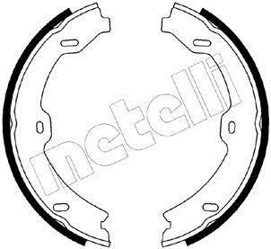 Гальмівні колодки ручного гальма Metelli 530247