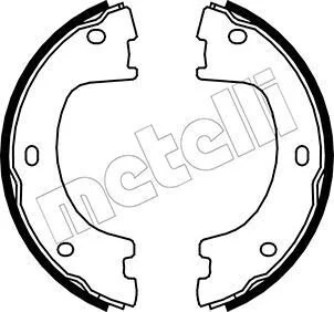 Гальмівні колодки ручного гальма Metelli 530249