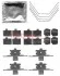 Монтажный к-кт тормозных колодок 109-1791