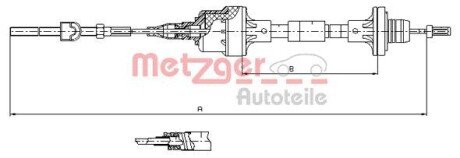 Трос зчеплення METZGER 112561