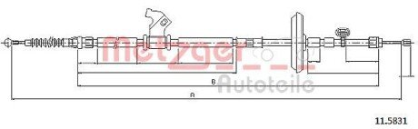 Автозапчасть METZGER 115831