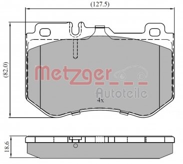 Автозапчастина METZGER 1170852 (фото 1)