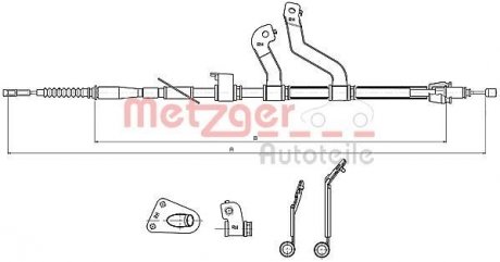 Автозапчастина METZGER 172580 (фото 1)