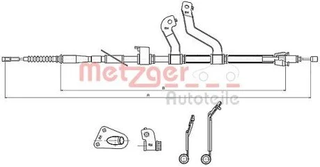 Автозапчасть METZGER 172580