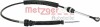 Трос куліси Audi A1/Skoda Fabia/Roomster/VW Polo 99- (1224mm) METZGER 3150179 (фото 1)