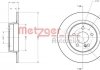Диск гальмівний (задній) MB C-class (W204/S204) 07-/E-class (W212) 09- (300x10) (з покриттям)(повний) METZGER 6110209 (фото 1)