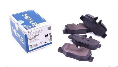 Тормозные колодки MEYLE 025 240 0817