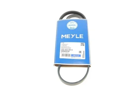 Ремень поликлиновой 3PK913 MEYLE 0500030913