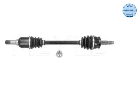 Привідний вал передн Лів 595мм FIAT PANDA, PANDA/HATCHBACK 1.1-1.4CNG 09.03- MEYLE 2144980108 (фото 1)