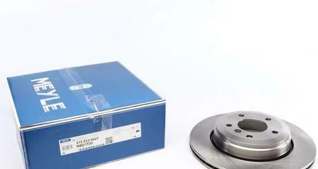 Диск гальмівний BMW T. 5 03-10 MEYLE 3155230047