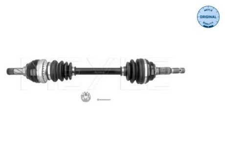 Піввісь (передня) Opel Astra G 1.4-1.6/1.7 TD 98-09 (L) (33z/22z/595mm) MEYLE 6144980093