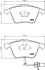 Колодки тормозные дисковые передние PKW AUDI A4 /A6 MDB2694