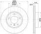 Диск гальмівний BMW 3 (E46; E36) / Z4 03-09 MDC624C