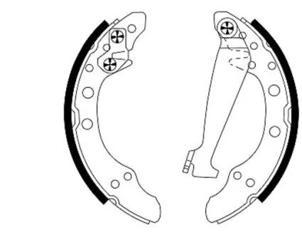 Колодки тормозные барабанные PKW AUDI / SEAT / VW MINTEX MFR373