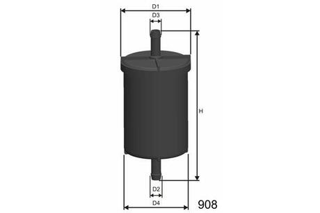 Топливный фильтр MISFAT E500 (фото 1)