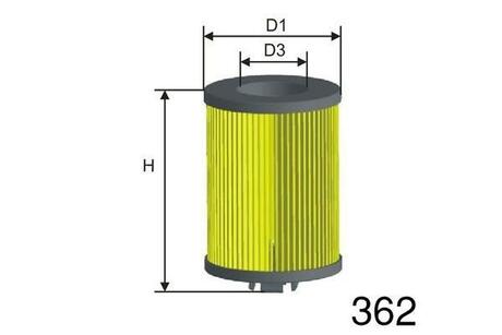 Фильтр масляный VAG 1,6/2,0TDI 2012- MISFAT L137 (фото 1)