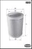 Фільтр повітряний (h 255mm) Citroen Xantia, Xsara, ZX// Peugeot 205, 306, 309 I, II, 405 II 1.6-2.0 02.83-03.05 MISFAT R065 (фото 2)