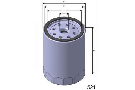 Масляный фильтр MISFAT Z280 (фото 1)