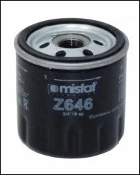 Фильтр масляный Caddy II 1.4/1.6i / Golf 13- MISFAT Z646