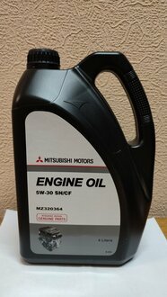 Моторное масло Engine Oil SN/CF 5W-30 4 л MITSUBISHI MZ320364