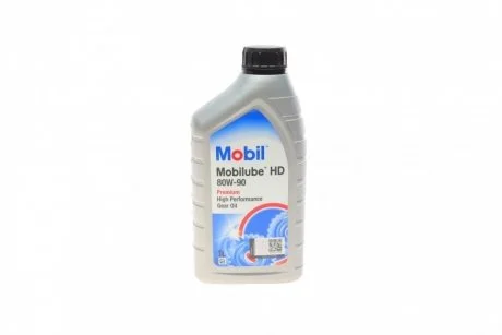Масло трансмиссионное Mobilube HD 80W-90. 12x1 lt (1 л) (альт. код 152661) MOBIL 142132