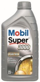 Олива мот 5W40 1L Super 3000 X1 =152567 MB 229.3/VW 502.00 505.00/PORSCHE A40/RN0700 MOBIL 151165