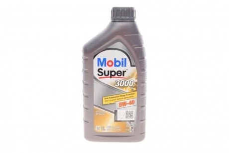 Моторное масло Super 3000 X1 5W-40 синтетическое 1 л MOBIL 152567