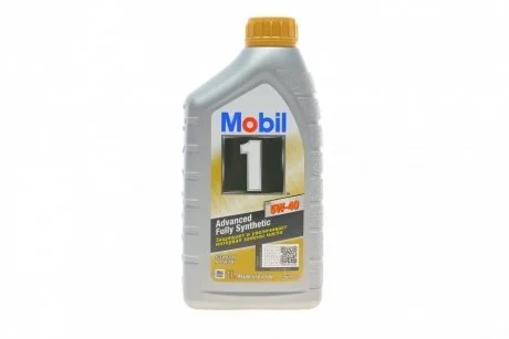 Моторное масло FS x1 5W-40 синтетическое 1 л MOBIL 153266