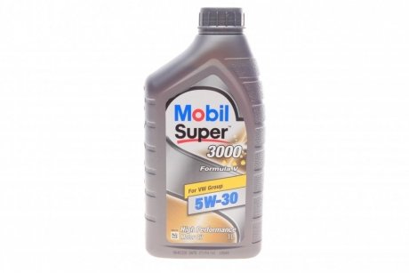 Моторное масло Super 3000 Formula V 5W-30 синтетическое 1 л MOBIL 153454