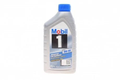 Моторное масло 1 FS X1 5W-50 синтетическое 1 л MOBIL 153631