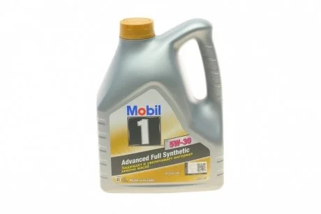 Моторное масло 1 FS 5W-30 синтетическое 4 л MOBIL 153750