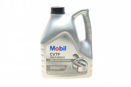 Масло трансмисс. CVTF Multi-Vehicle (Канистра 4л) MOBIL 156304