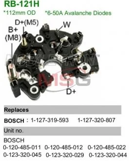 Выпрямитель диодный MOBILETRON RB121H