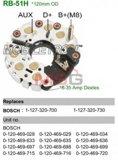 Выпрямитель диодный MOBILETRON RB51H