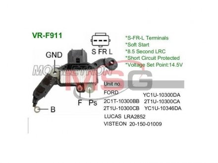 Регулятор напряжения генератора MOBILETRON VRF911