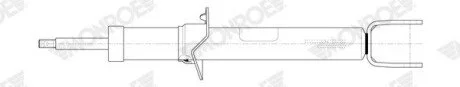 Амортизатор газомасляний MONROE 376274SP