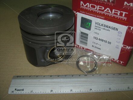 Поршень двигуна PKW VW 81,01 MOPART 102-90910 00 (фото 1)