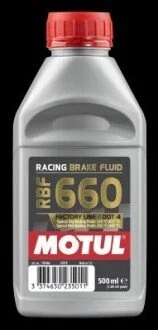 Рідина гальмівна синтетична "RBF 660 Factory Line", 0,5л MOTUL 101666