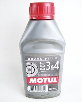 Жидкость тормозная dot 3&4, "BRAKE FLUID", 0,5л MOTUL 102718