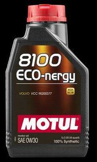 Масло моторное синтетическое "8100 Eco-nergy 0W30", 1л. MOTUL 102793 (фото 1)