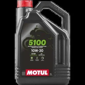 Масло моторное 10W30 4L 5100 4T10W-30 Techn MOTUL 104063