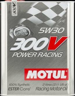 Масло моторное синтетическое эстеровое "300V Power Racing 5W30", 2л MOTUL 104241