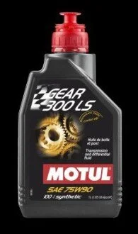 Масло трансмиссионное синтетическое эстеровое "Gear 300 LS 75W90", 1 л. (102686=105 MOTUL 105778