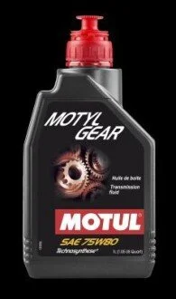 Масло трансмиссионное Technosynthese "Motylgear 75W80",1л. (101154=) MOTUL 105782