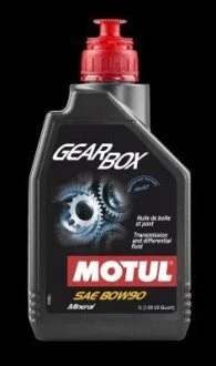 Масло трансмиссионное минеральное "Gearbox 80W90", 1л. (100099/) MOTUL 105787