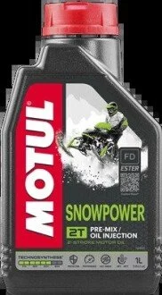 Масло для 2-х тактных двигателей Technosynthese эстеровое "Snowpower 2T", 1л MOTUL 105887