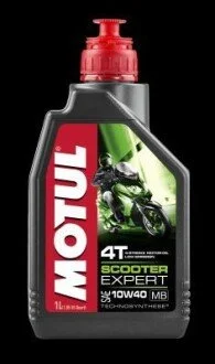 Масло для 4-х тактных двигателей Technosynthese "4T Scooter Expert 10W40 MB", 1л MOTUL 105935