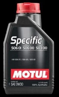 SPECIFIC 506 01 506 00 503 00 SAE 0W30 (1L) 824201 MOTUL 106429 (фото 1)