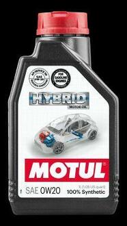 Масло моторне синтетичне "Hybrid 0W20", 1л MOTUL 107141 (фото 1)