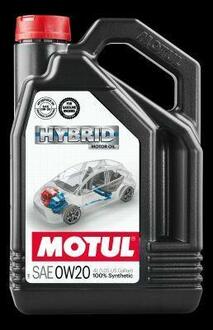 Масло моторное синтетическое "Hybrid 0W20", 4л MOTUL 107142